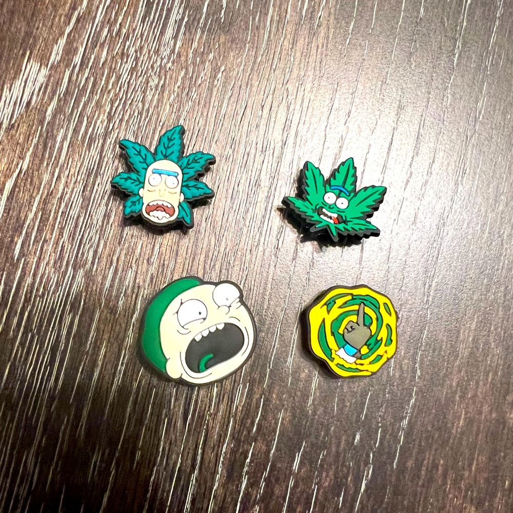 Rick and Morty Croc Charms / Jibbitz